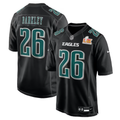Saquon Barkley #26 Philadelphia Eagles Super Bowl LIX Black Jersey