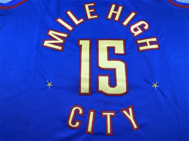 Denver Nuggets Nikola Jokic #15 2023 City Edition - Embroidered Jersey