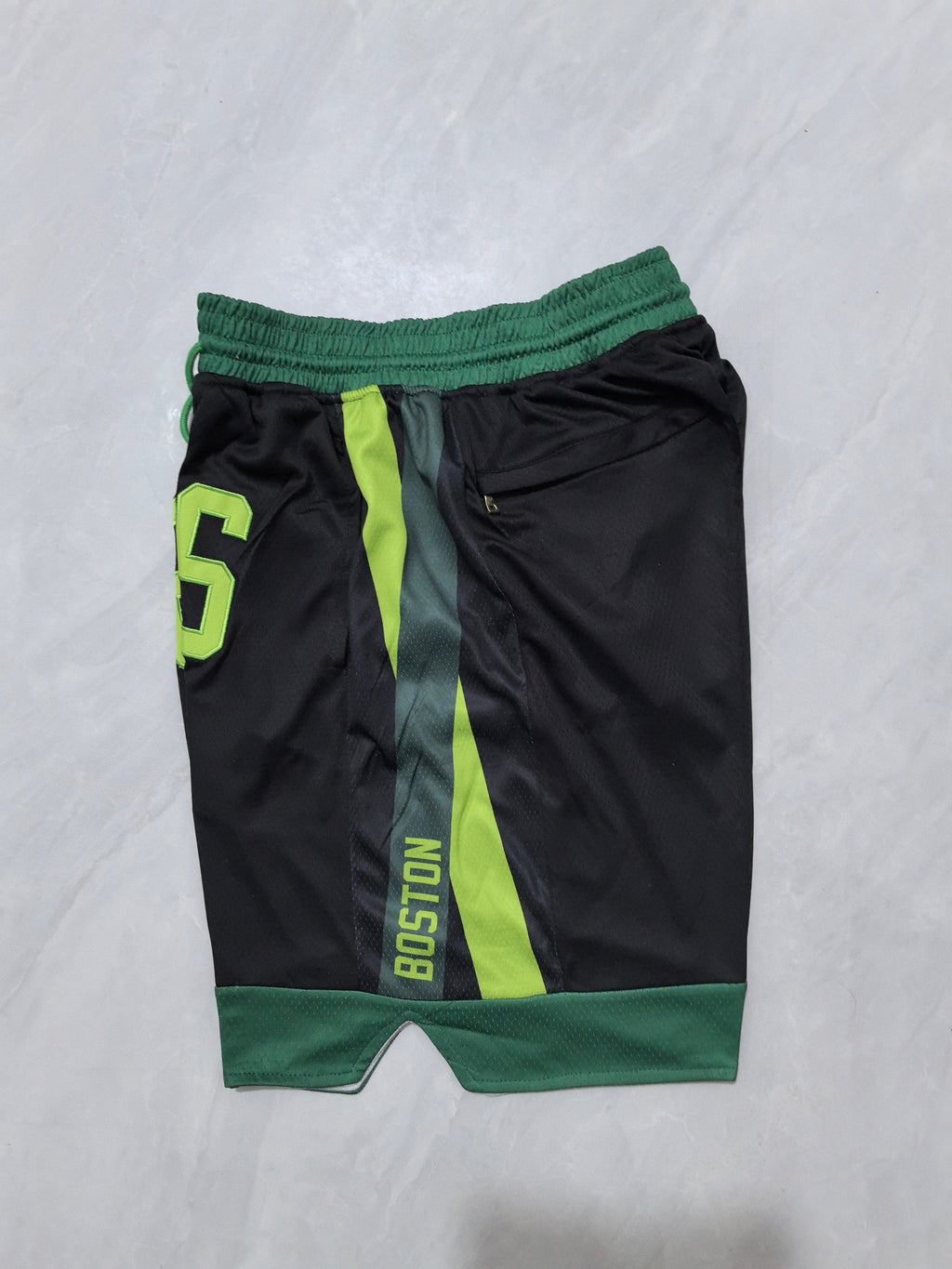 Boston Celtics 2025 Black City Edition Pocket Shorts