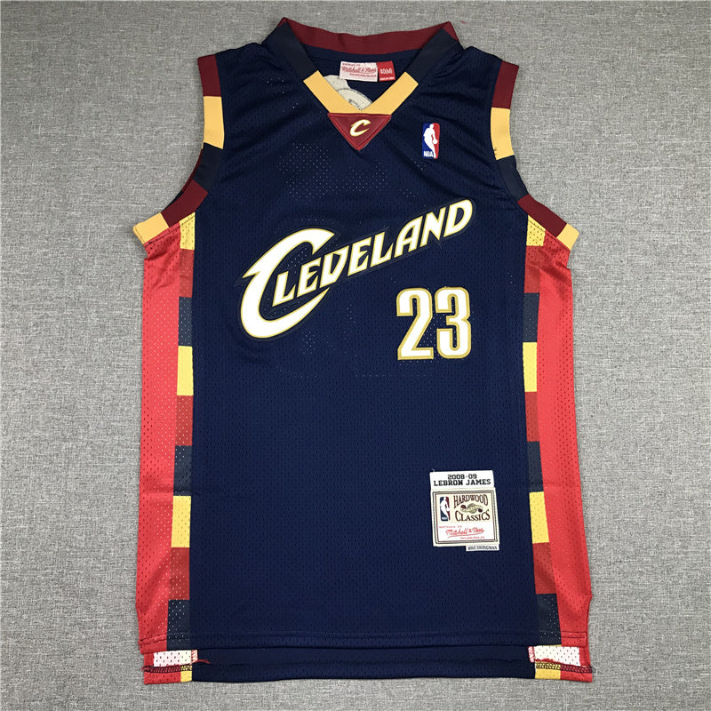 Cleveland Cavaliers LeBron James #23 Throwback - Embroidered Jersey