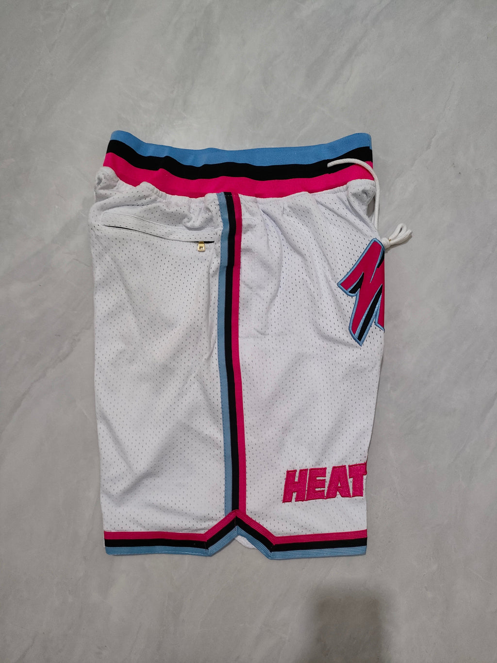 Miami Heat White City Edition Pocket Shorts