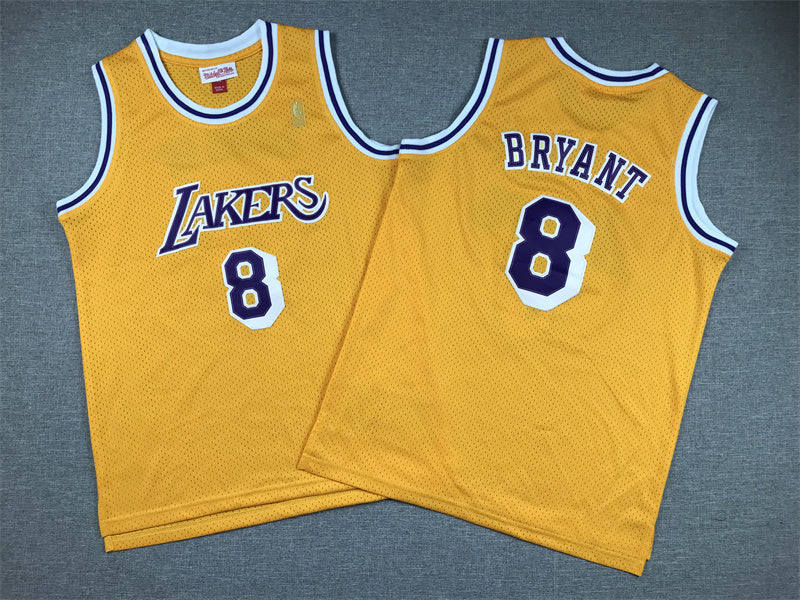 Youth Kobe Bryant Los Angeles Lakers #8 Embroidered  Jersey