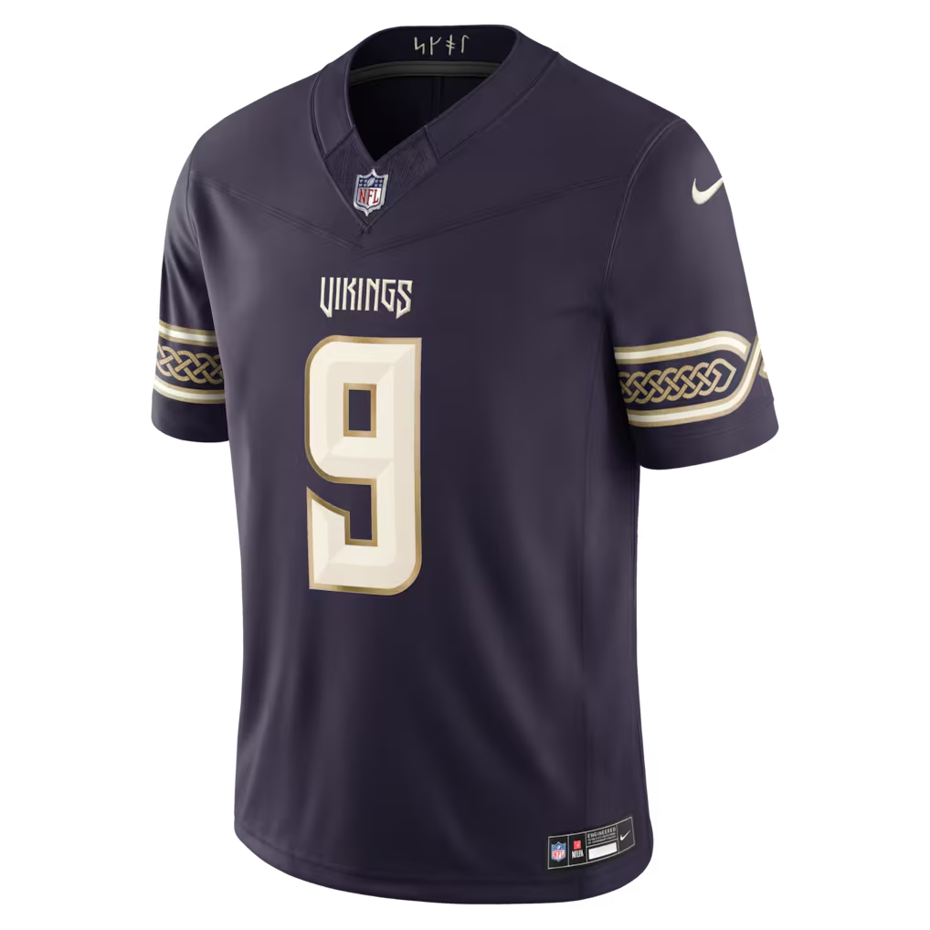Men's J.J. McCarthy  #9 Minnesota Vikings Rivalries Collection Limited Jersey