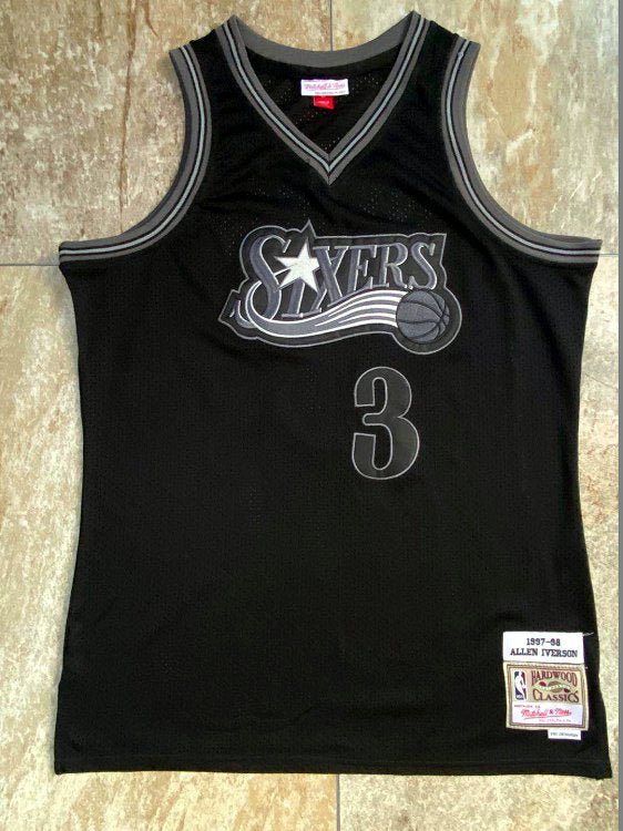 Allen Iverson Philadelphia 76ers 3 Black MN