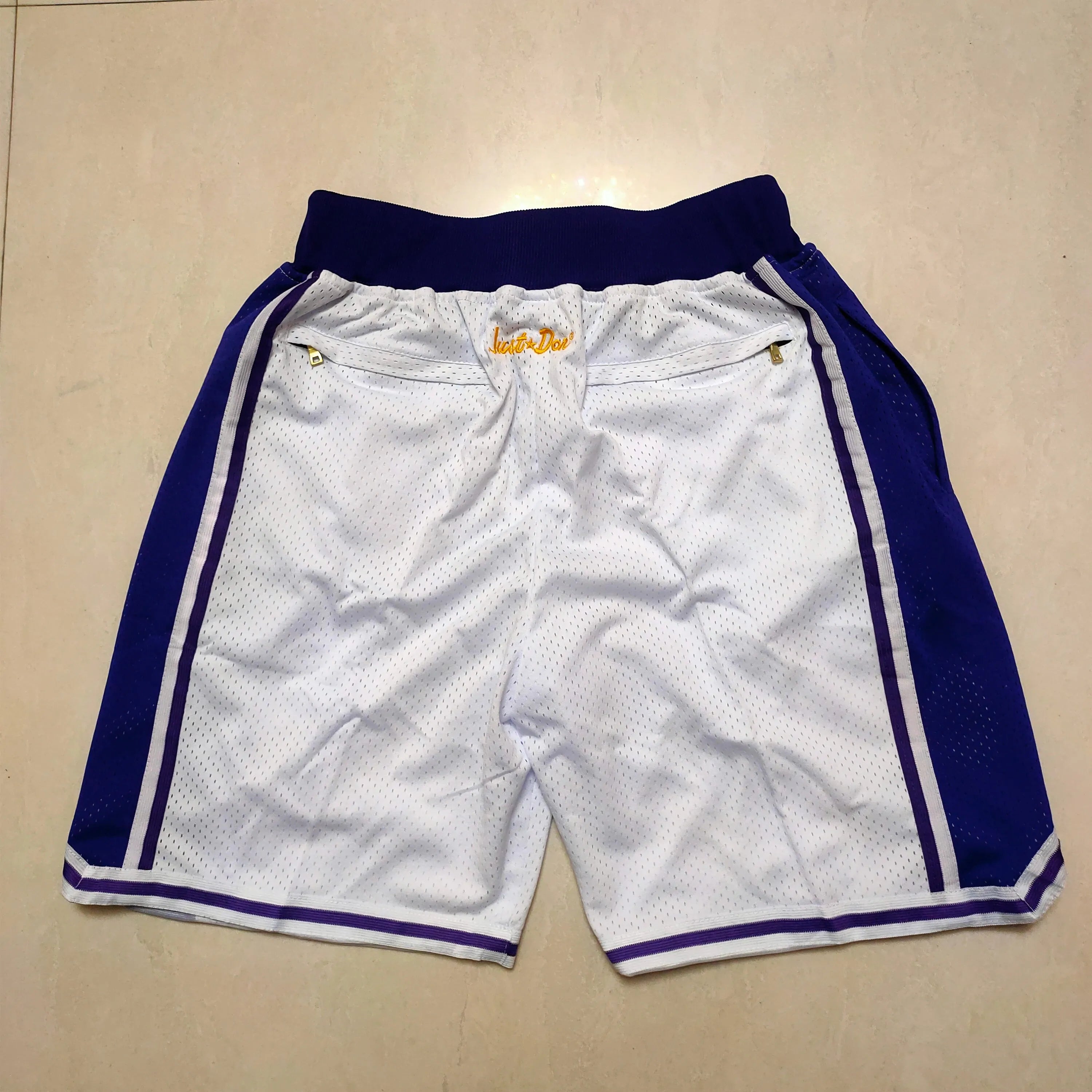 Los Angeles Lakers white pocket pants