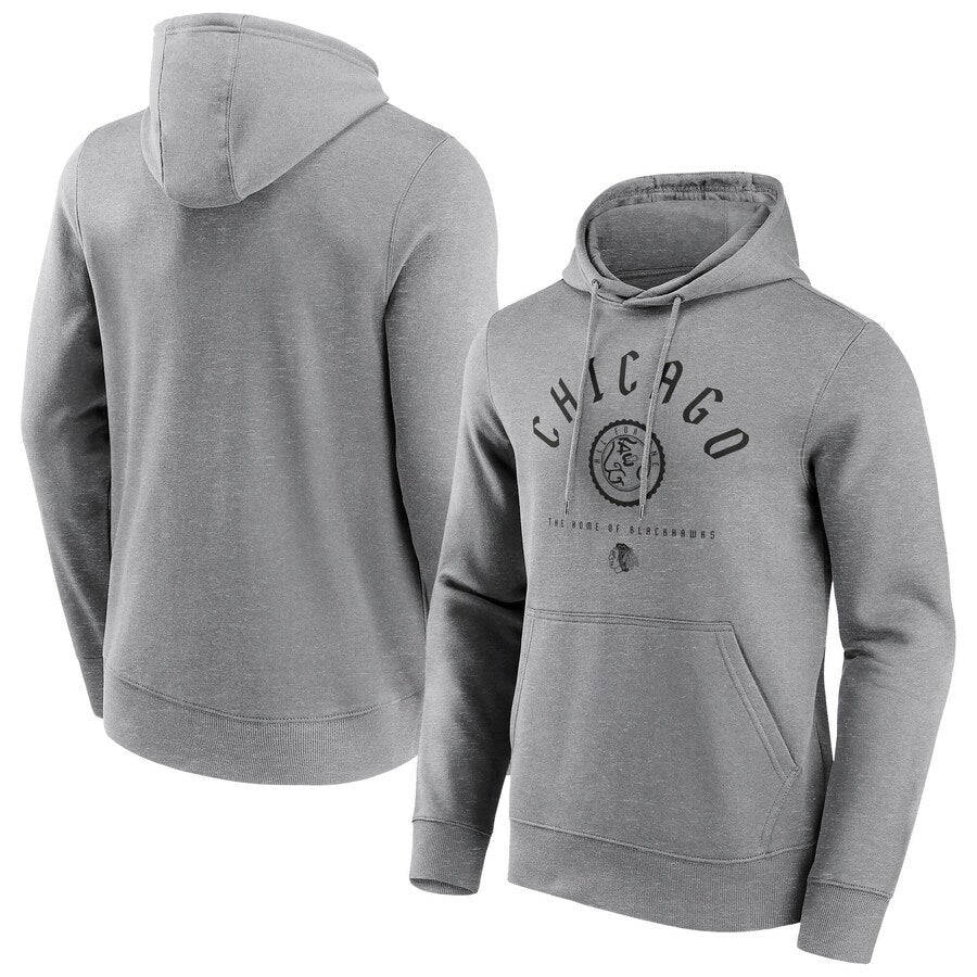 Men's Chicago Blackhawks College Stamp Hoodie