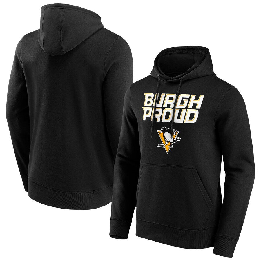 Men's Pittsburgh Penguins Branded Hometown Graphic Hoodie - Black