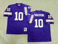 Mens Fran Tarkenton#10 Minnesota Vikings Vintage Throwback Jersey
