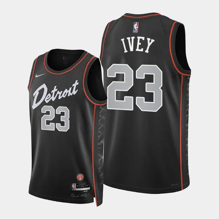 Jaden Ivey Detroit Pistons City Edition 2023-2024 seasonJersey