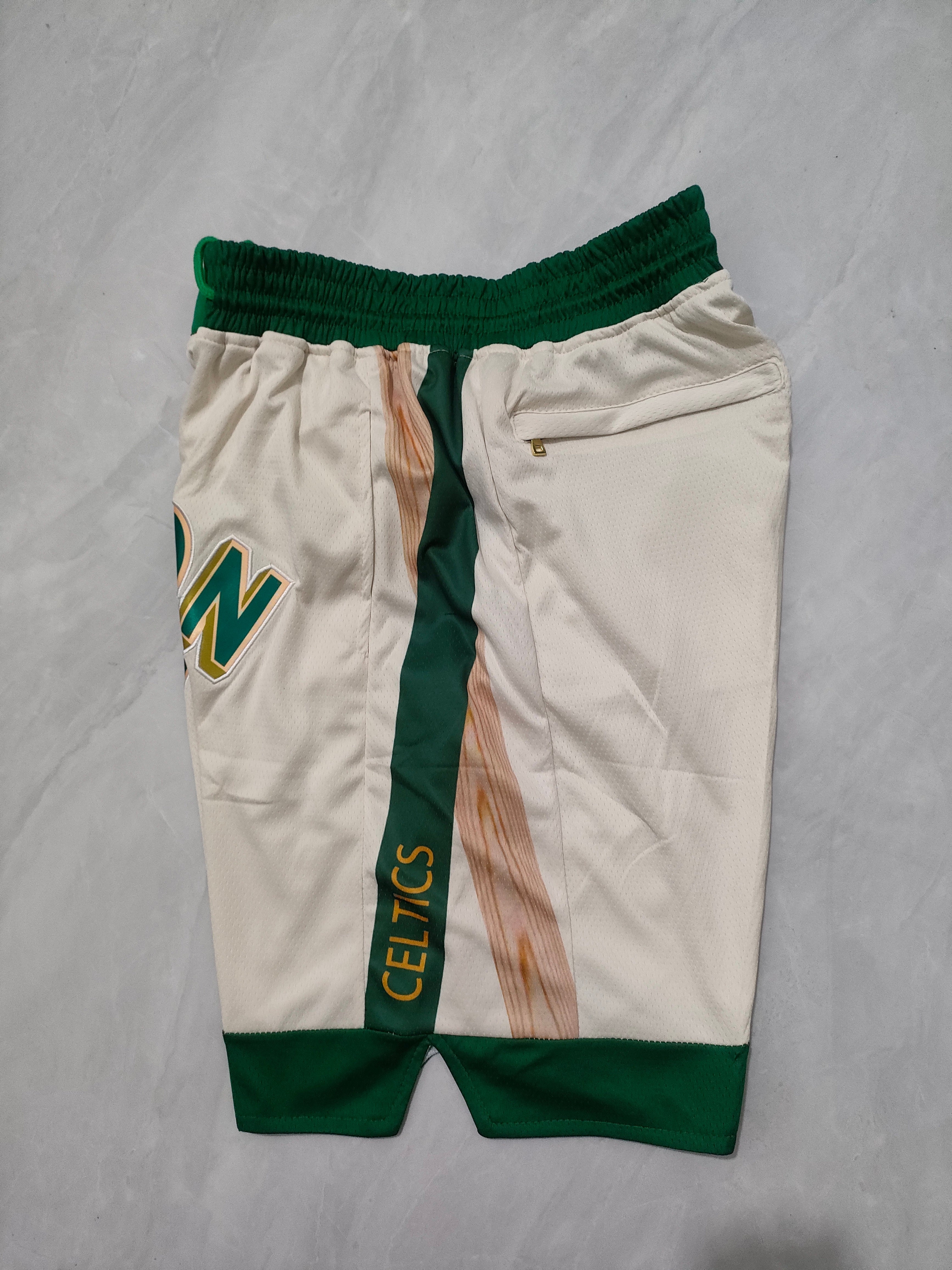 Boston Celtics Off-White City Edition Pocket Shorts