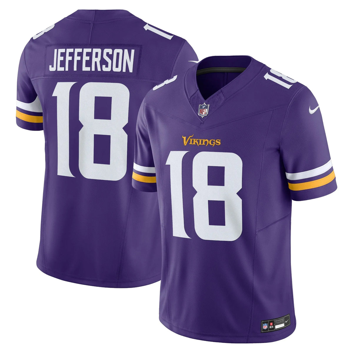 Justin Jefferson Minnesota Vikings  Vapor F.U.S.E. Limited Jersey - Purple