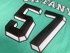 Co. x SPALDING x Mitchell & Ness three-party collaboration Green 57 MN