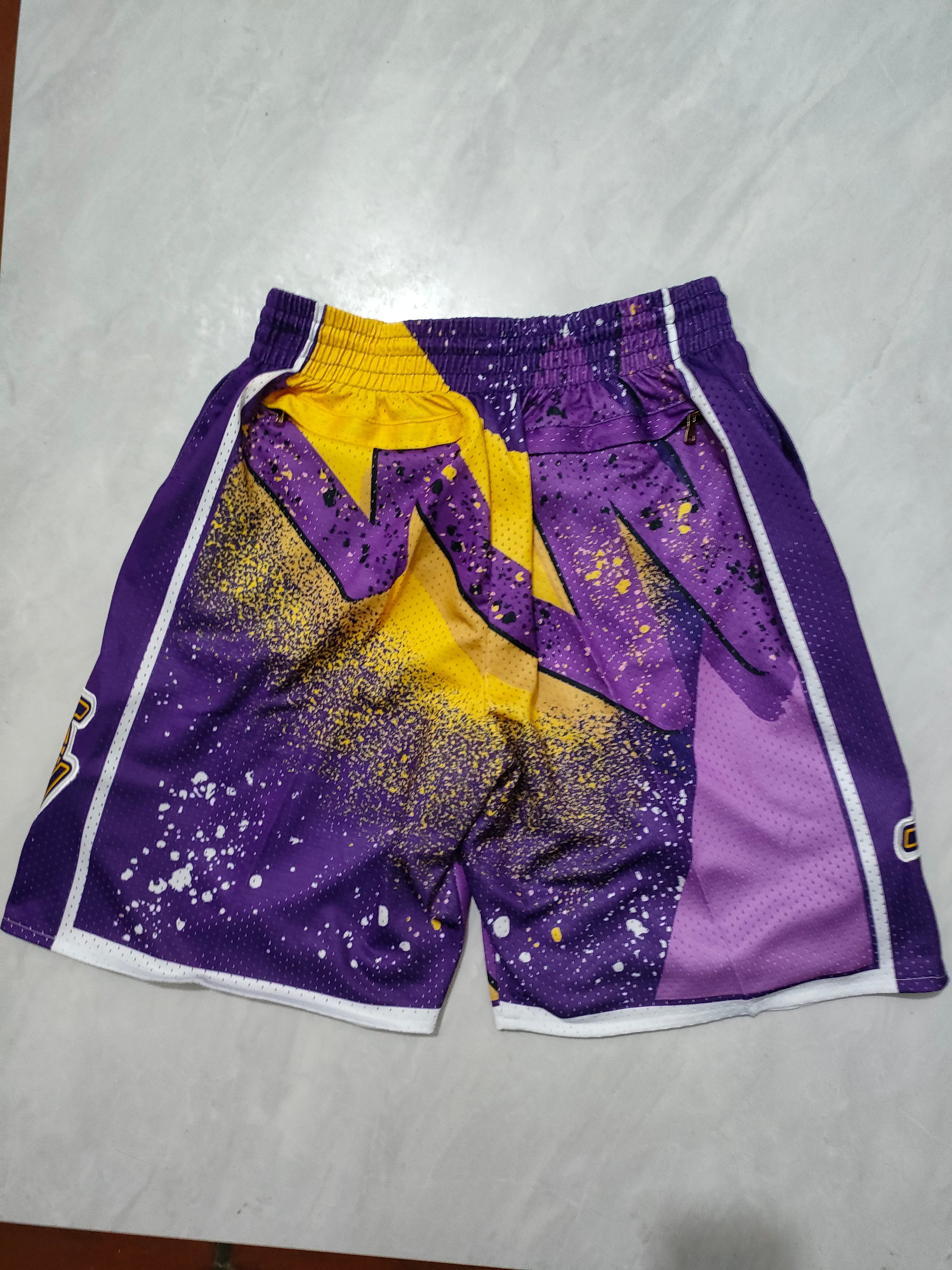 Los Angeles Lakers Purple Swingman Pocket Shorts