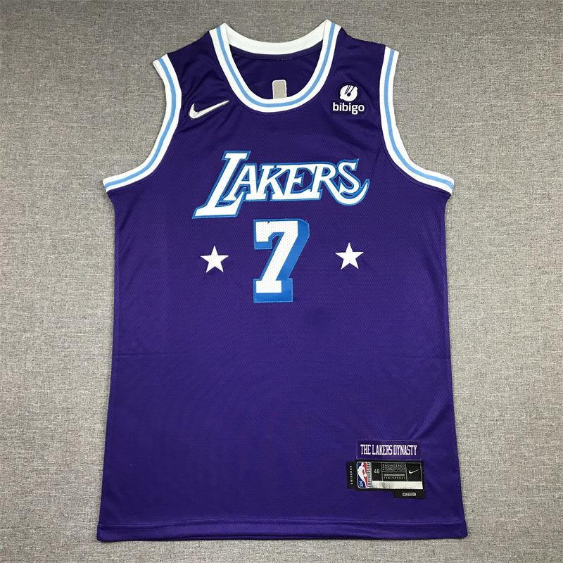 Carmelo Anthony #7 Los Angeles Lakers 2022 City Edition Swingman Jersey — Embroidered