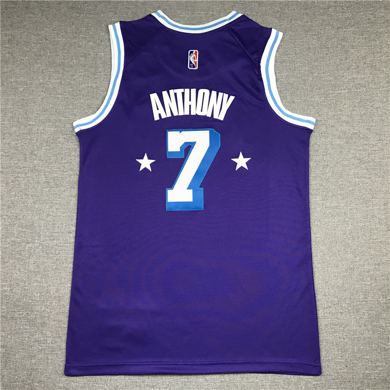 Carmelo Anthony #7 Los Angeles Lakers 2022 City Edition Swingman Jersey — Embroidered
