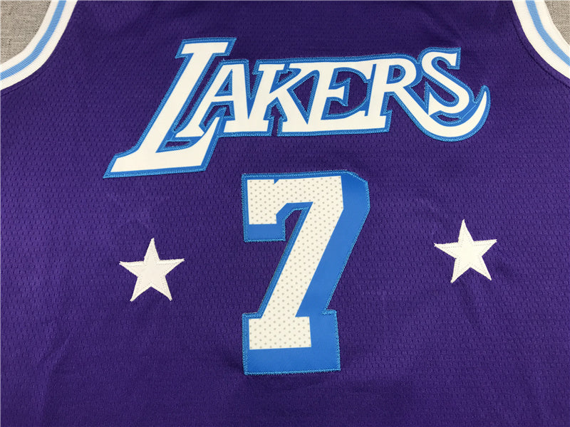 Carmelo Anthony #7 Los Angeles Lakers 2022 City Edition Swingman Jersey — Embroidered