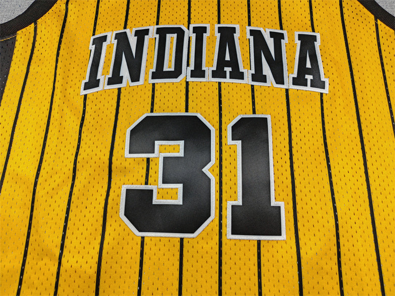 Indiana Pacers Reggie Miller #31 Throwback — Embroidered Jersey