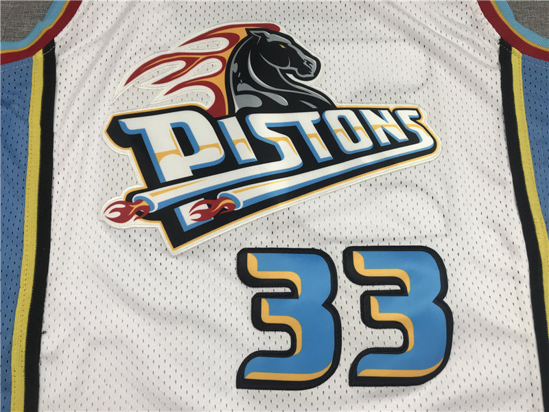 Detroit Pistons Grant Hill #33 1998-99 Throwback — Embroidered