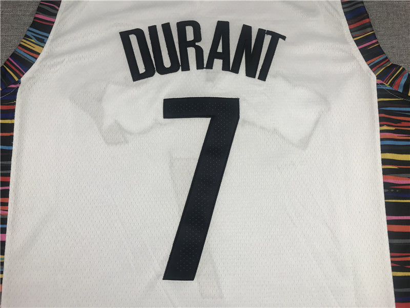 Brooklyn Nets Kevin Durant #7 2020 City Edition Swingman Jersey - Embroidered