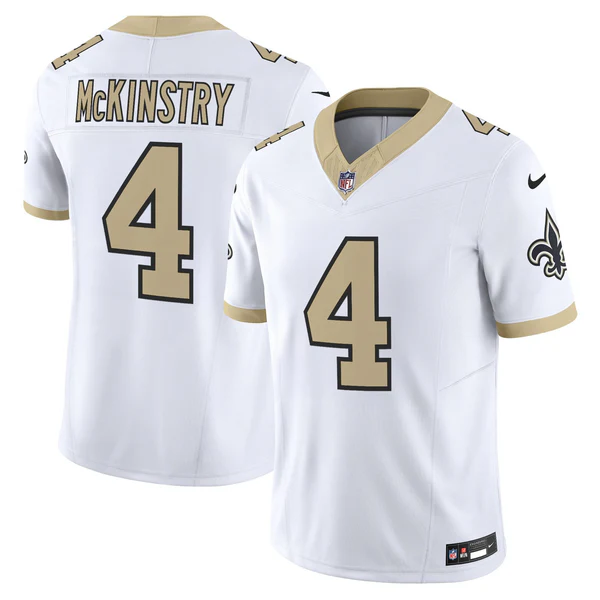 Derek Carr #4 New Orleans Saints White Vapor F.U.S.E. Limited Jersey