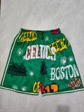 Boston Celtics Green Graffiti Pocket Shorts
