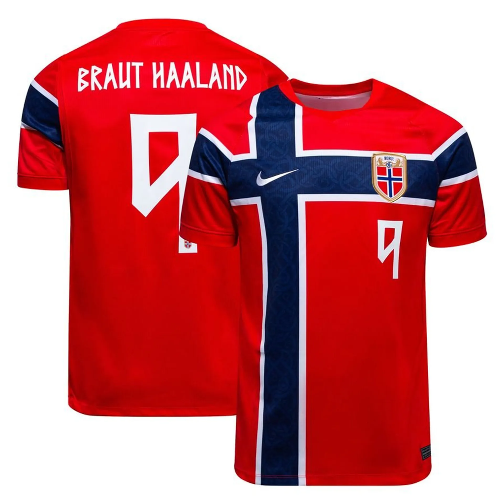 2026 World Cup Norway #9 BRAUT HAALAND Home Player Version Jersey