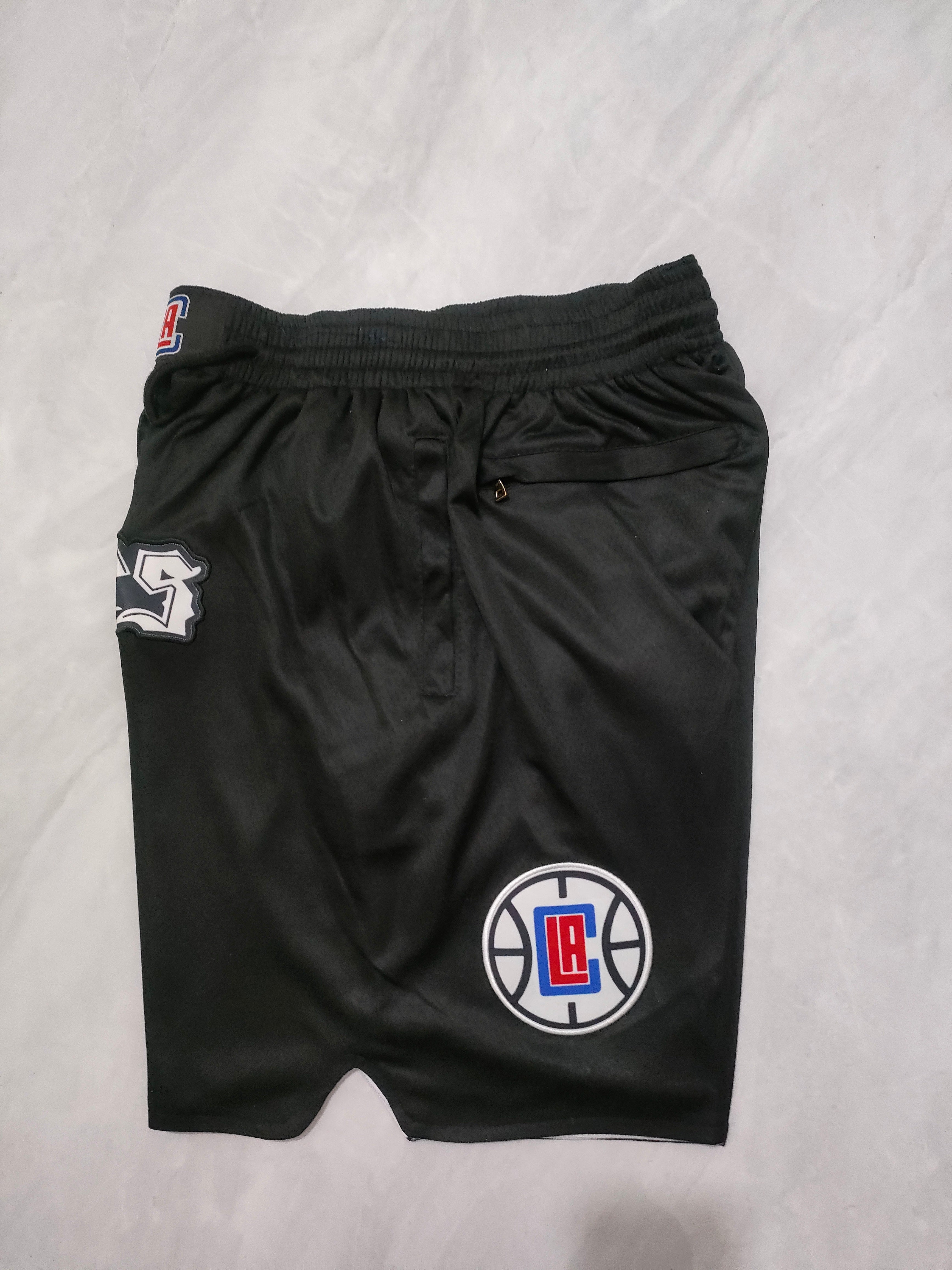 Los Angeles Clippers Black Statement Edition Pocket Shorts