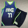 Dallas Mavericks Luka Doncic #77 City Edition Swingman Set — Embroidered