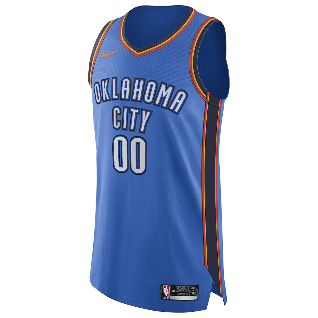 Custom Oklahoma City Thunder Player Edition Jersey
