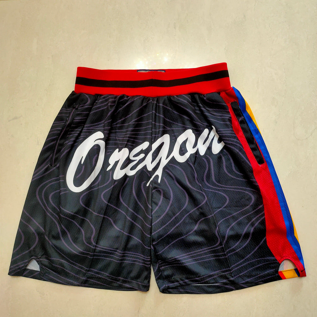 Portland Trail Blazers Heat Transfer Printed Black Pocket Pants