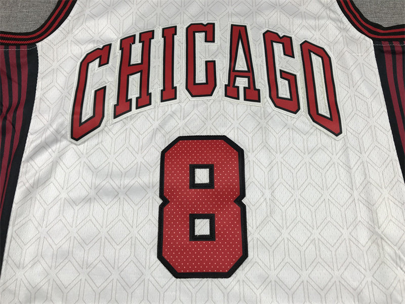 Chicago Bulls Zach LaVine #8 2023 City Edition Swingman Jersey – Embroidered