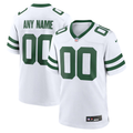 Custom New York Jets Legacy White Game Jersey