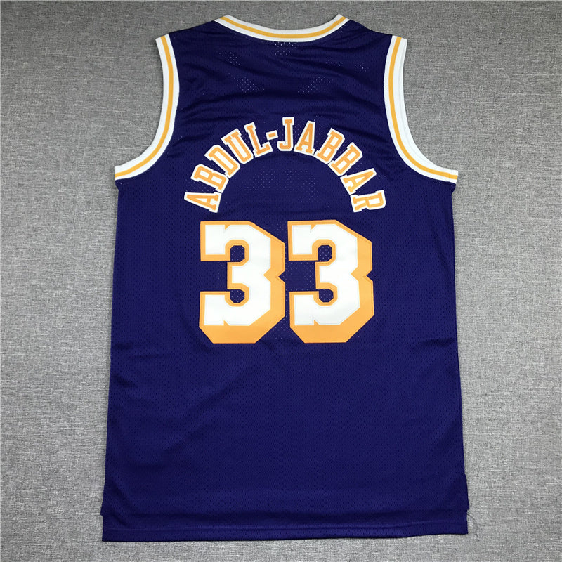 Kareem Abdul-Jabbar Los Angeles Lakers #33 1984-85 Throwback Jersey