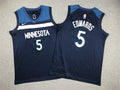Youth Anthony Edwards Minnesota Timberwolves #5  Embroidered Jersey