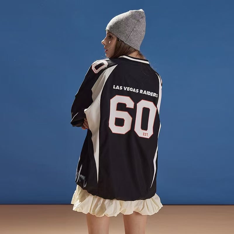 Raiders Long-Sleeve Athletic Training Jersey