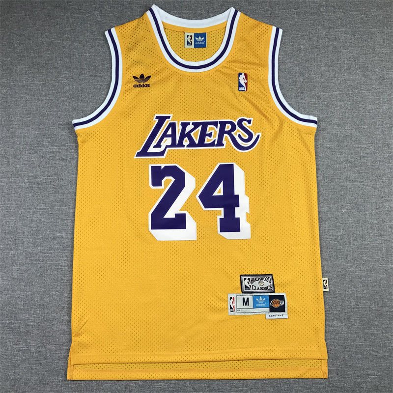 Kobe Bryant #24 Los Angeles Lakers Throwback Embroidered Jersey