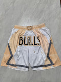 Chicago Bulls 2025 City Edition Off-White Pocket Shorts