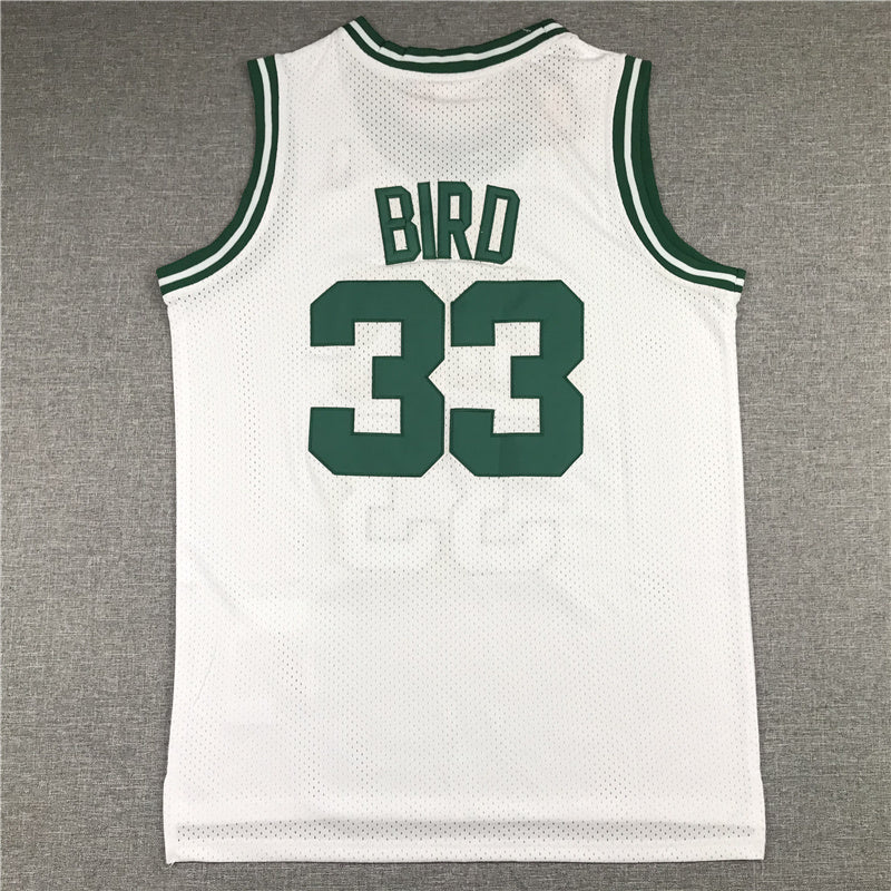 Boston Celtics Larry Bird #33 1985-86 Throwback — Embroidered Jersey