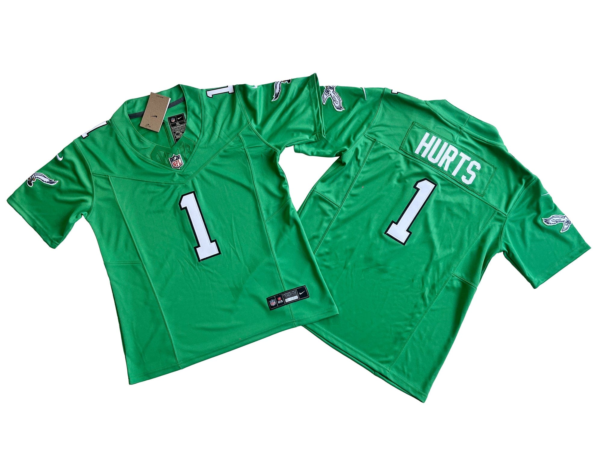 Philadelphia Eagles 1# Jalen Hurts Youth  Vapor F.U.S.E. Limited Jersey