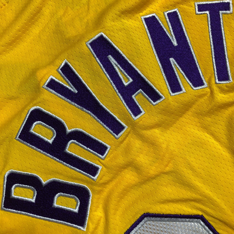 Los Angeles Lakers Kobe Bean Bryant #24 2009-10 Throwback Jersey - Dense Embroidery