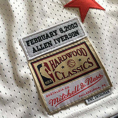 Allen Iverson Philadelphia 76ers 3 White MN