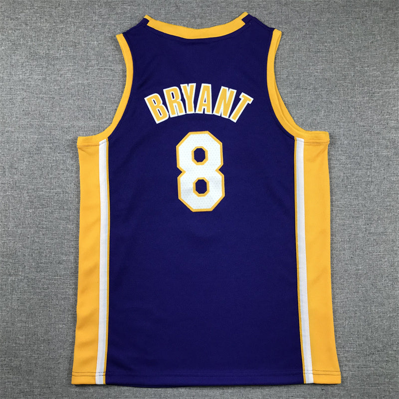 Youth Kobe Bryant Los Angeles Lakers #8 Embroidered  Jersey
