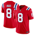 Stefon Diggs #8 New England Patriots Red Vapor F.U.S.E. Limited Jersey