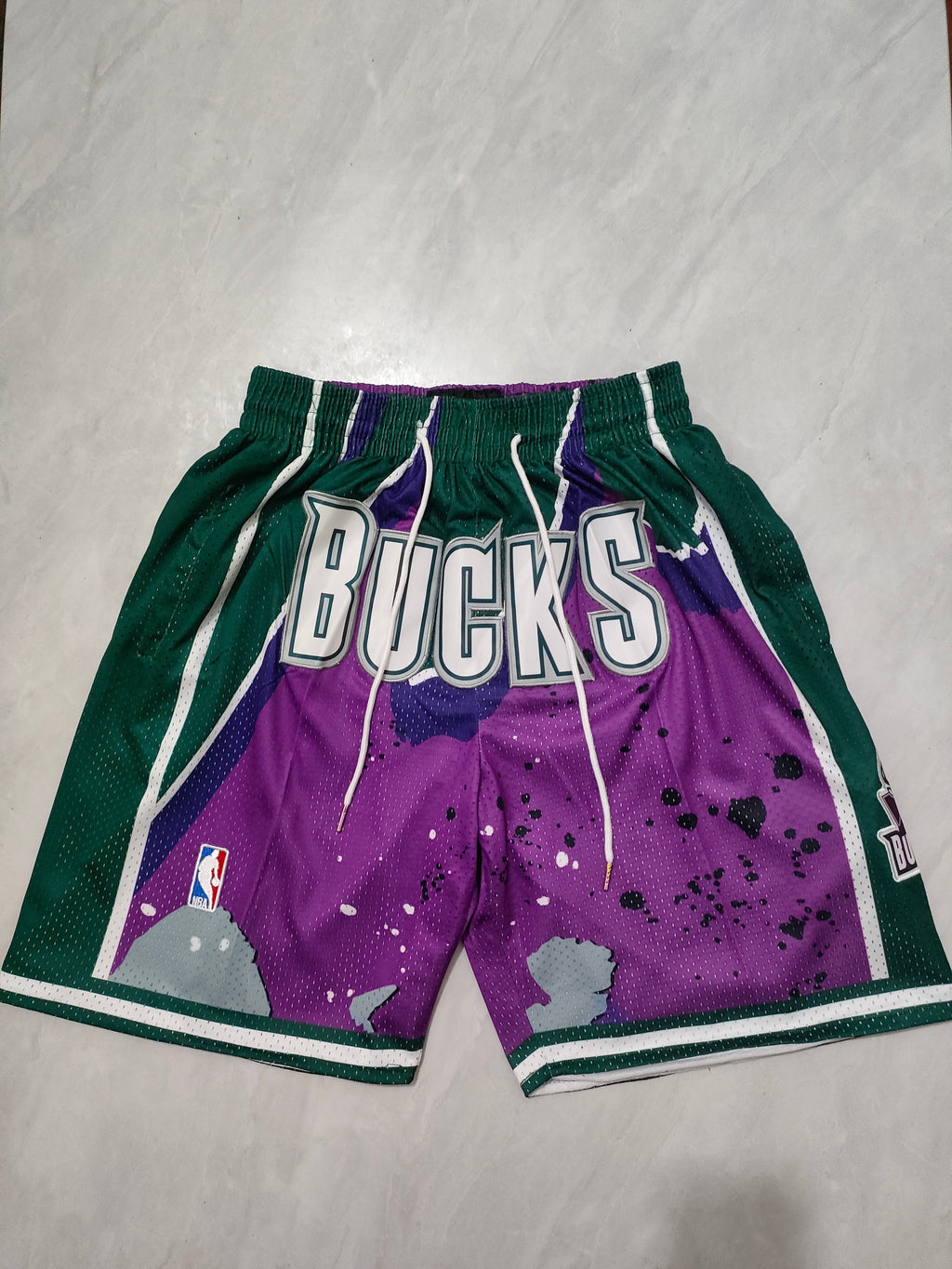 Milwaukee Bucks Purple Swingman Pocket Shorts
