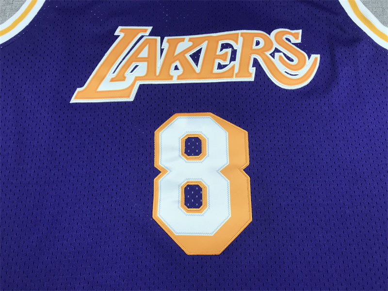 Kobe Bryant #8 Los Angeles Lakers Throwback Embroidered Jersey