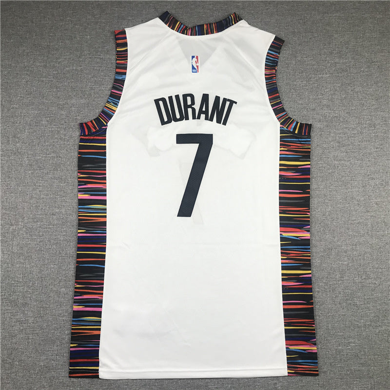 Brooklyn Nets Kevin Durant #7 2020 City Edition Swingman Jersey - Embroidered