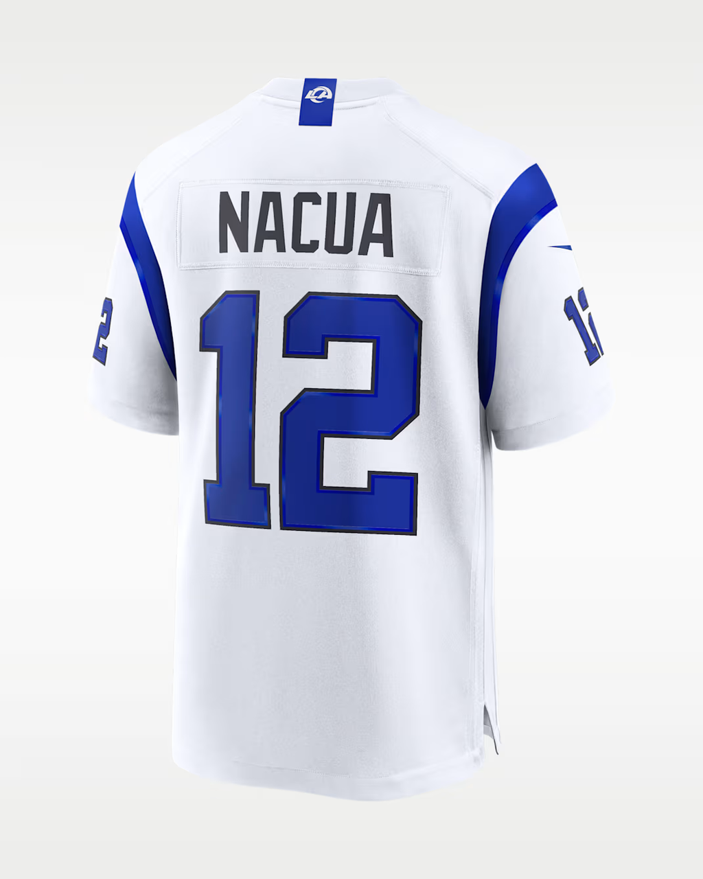 Men's Nike White Los Angeles Rams Puka Nacua #12