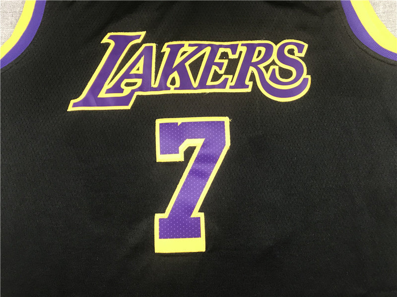 Carmelo Anthony #7 Los Angeles Lakers City Edition Swingman Jersey — Embroidered