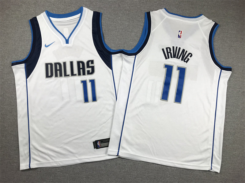Youth Kyrie Irving Dallas Mavericks #11 Embroidered  Jersey