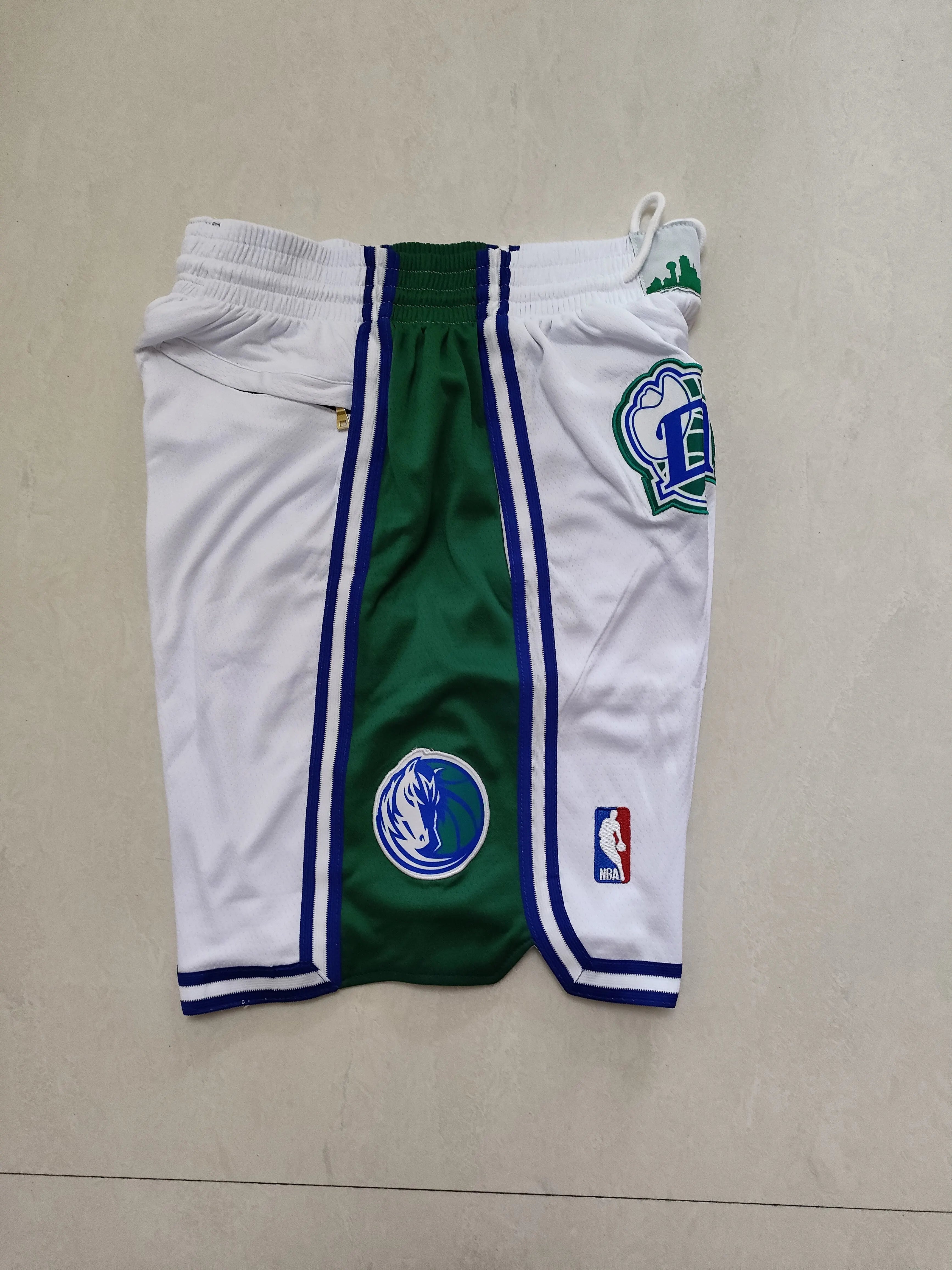 Dallas Mavericks White Pocket Pants